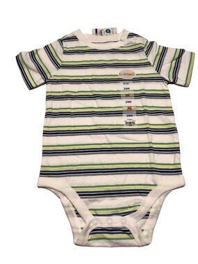 Garanimals Unisex Baby Striped Bodysuit 24M Cotton/Polyester Blend